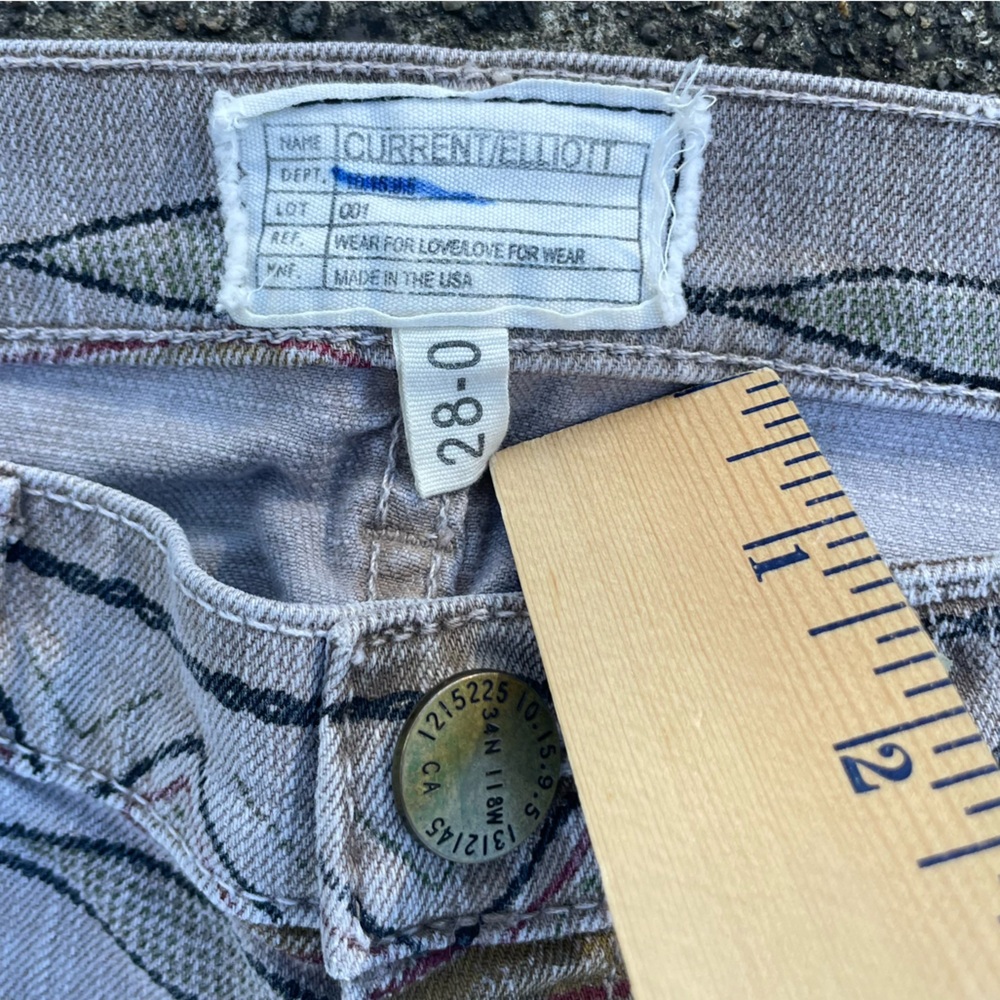Current/Elliott Skinny Jeans Women’s Size 28 Tribal - Picture 15 of 16